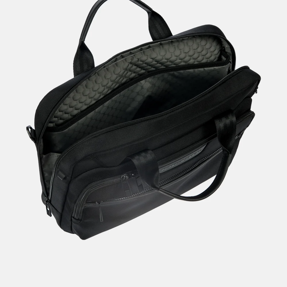 Porsche Design Evo laptoptas 15 inch nylon black bij Duifhuizen