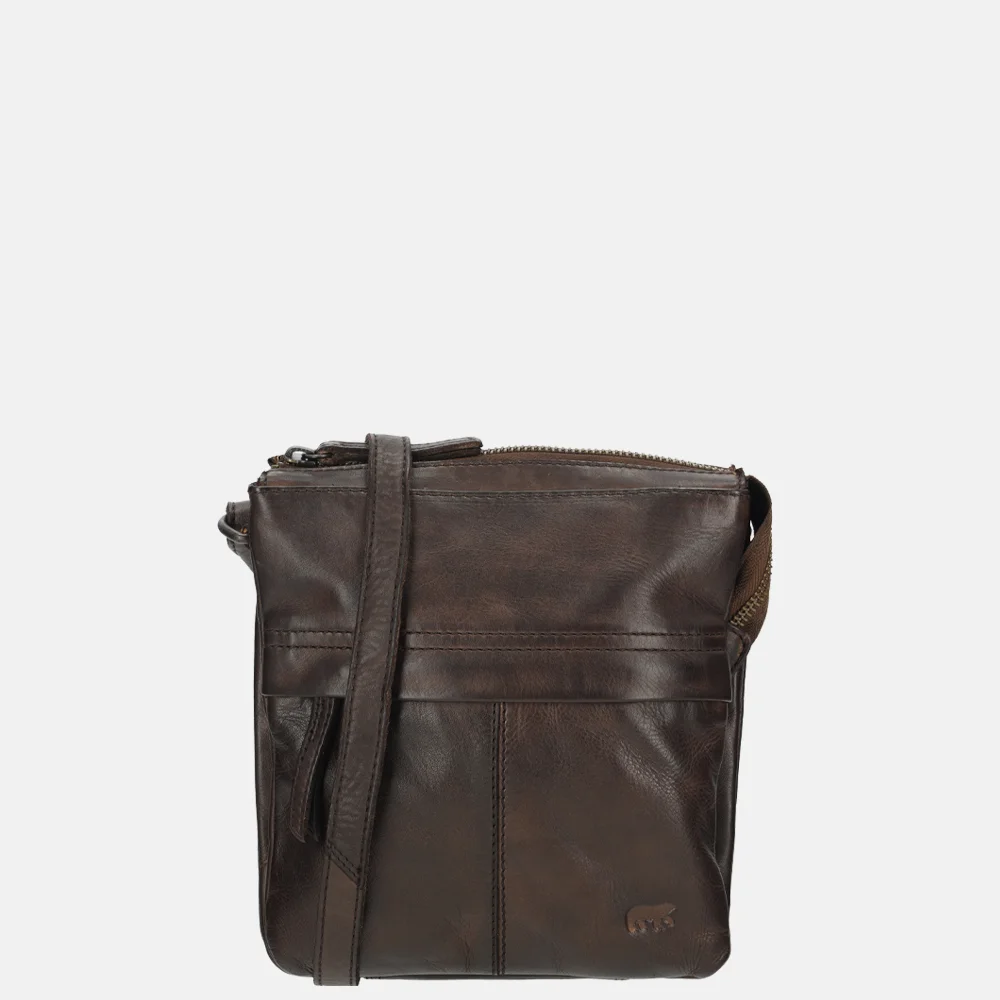 Bear Design crossbody tas brown bij Duifhuizen