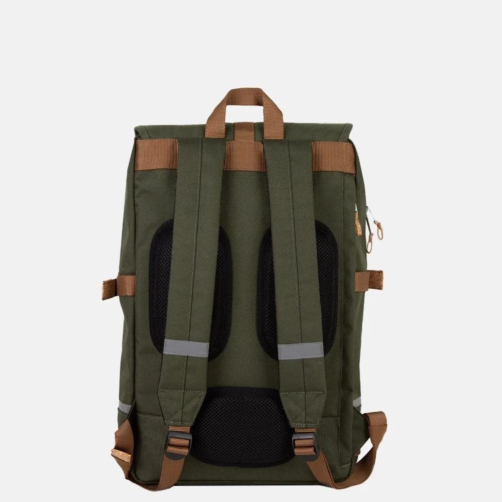 Faguo Commuter rugzak 14 inch kaki bij Duifhuizen