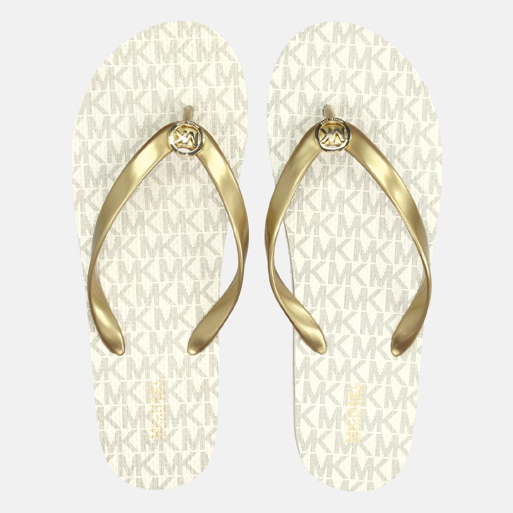 Michael Kors Eva slippers vanilla bij Duifhuizen