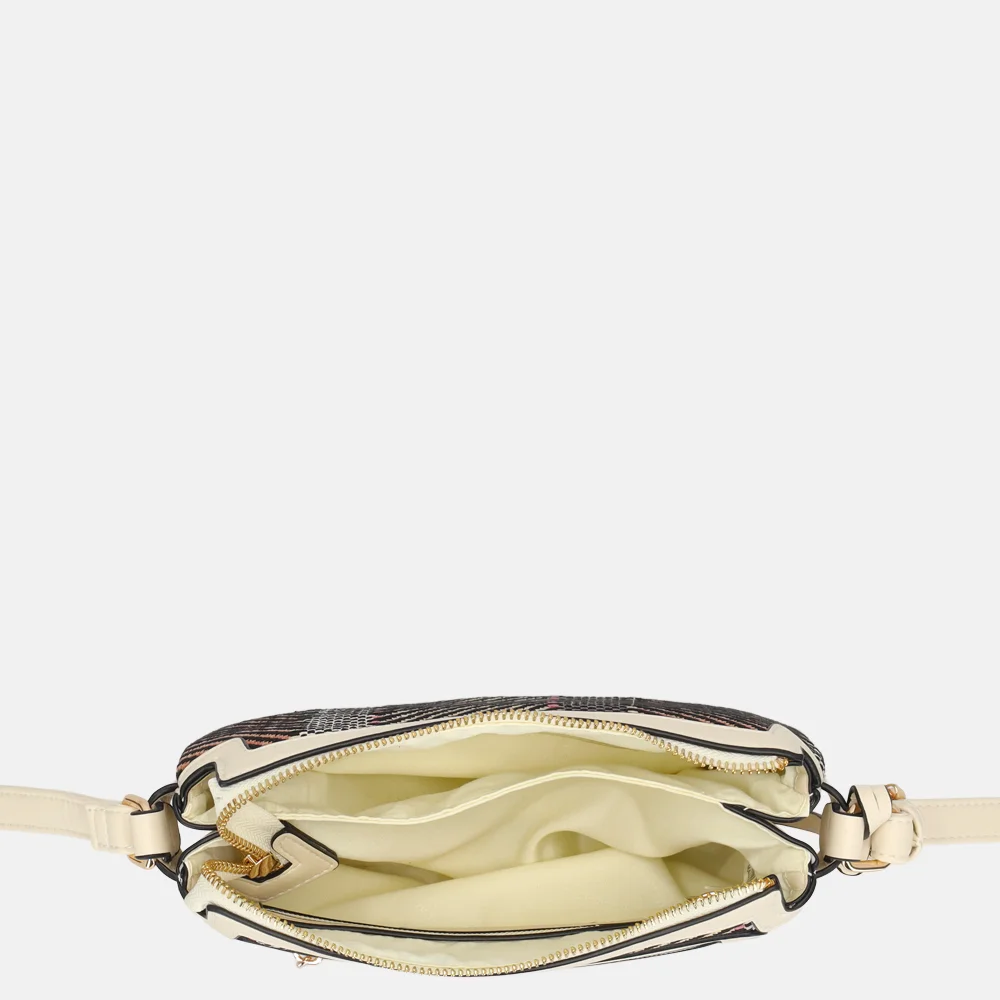 Bulaggi Sapphire crossbody tas creme bij Duifhuizen