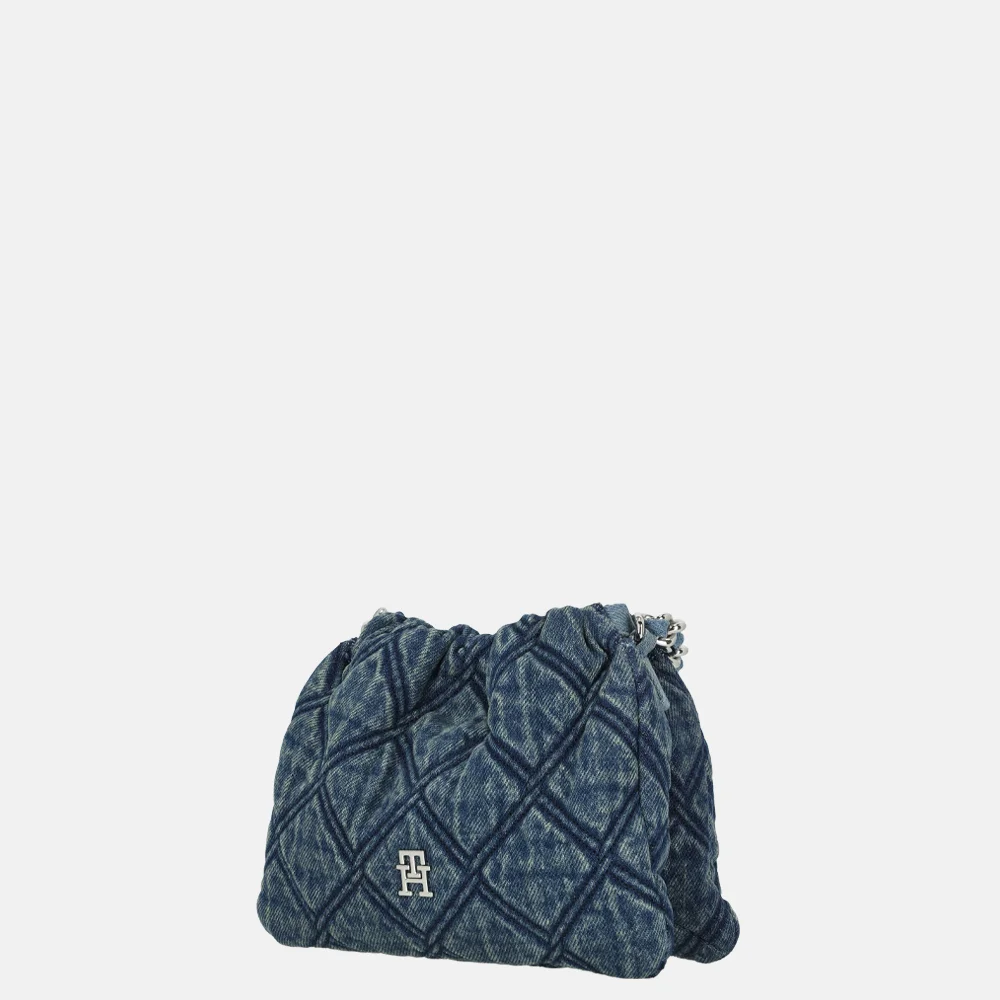 Tommy Hilfiger  Feminine mini crossbody tas denim bij Duifhuizen