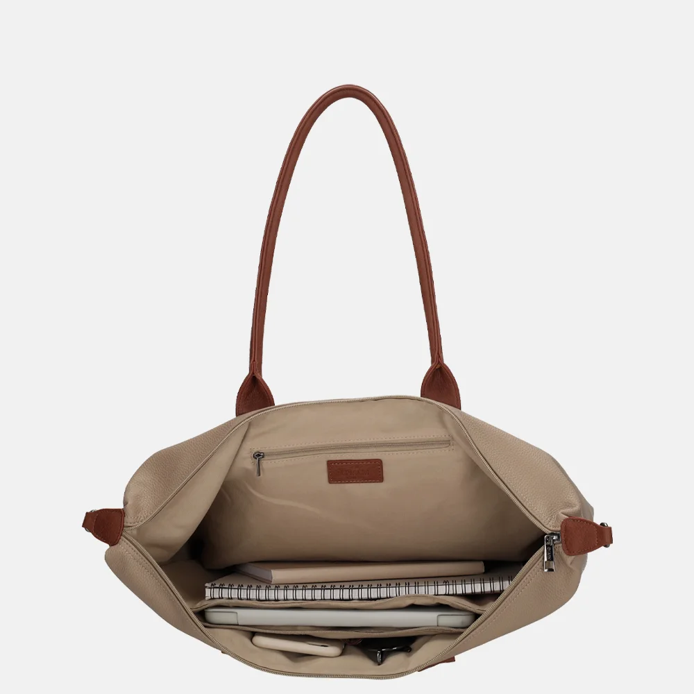 Charm London  Buckingham Palace shopper L taupe bij Duifhuizen