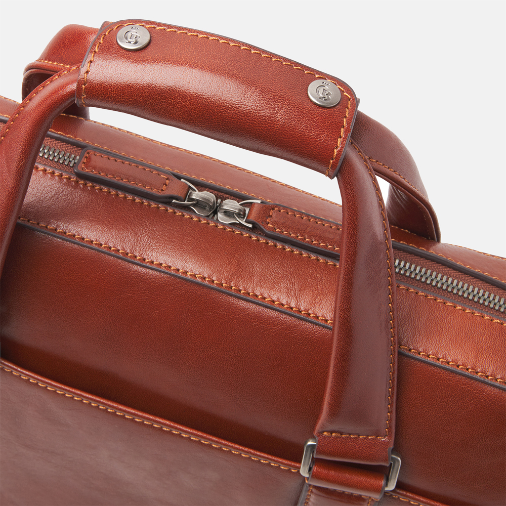 Castelijn & Beerens Ted laptoptas 15.6 inch cognac bij Duifhuizen