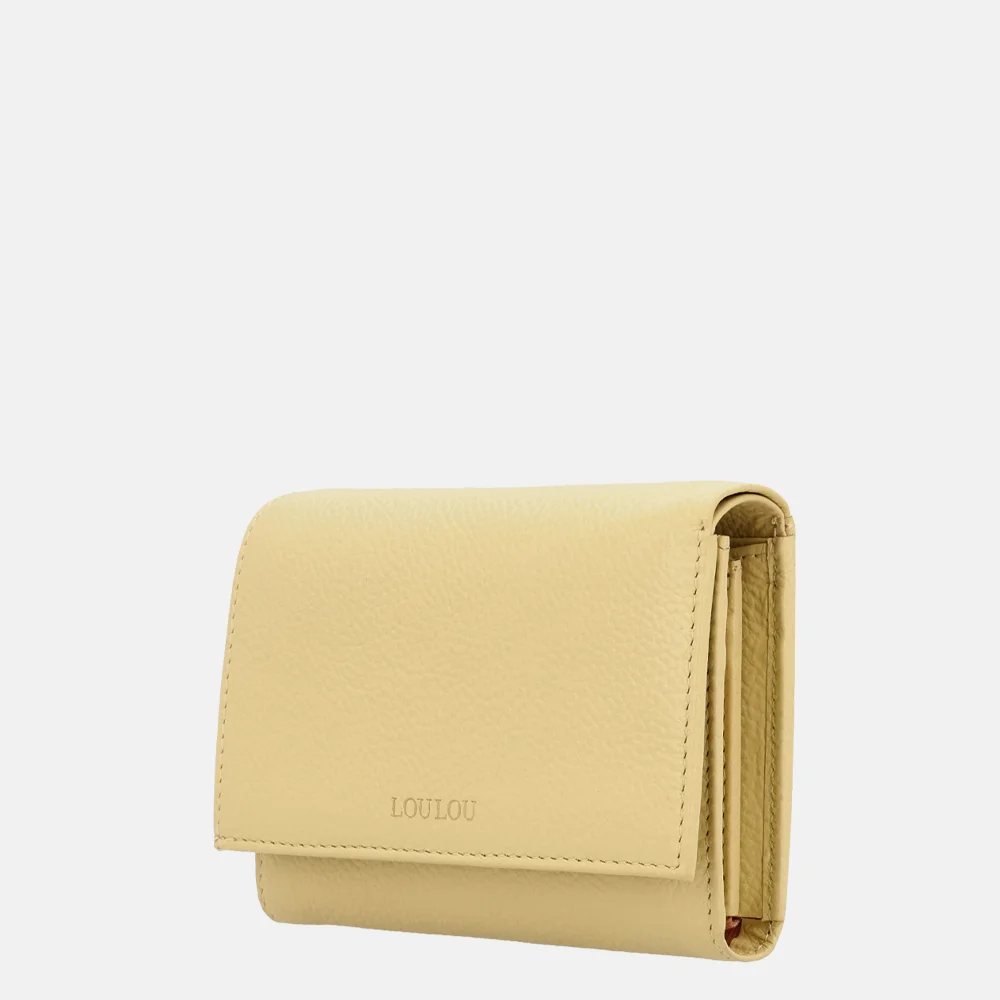 Loulou Essentiels Petite Fleur portemonnee S sorbet yellow bij Duifhuizen