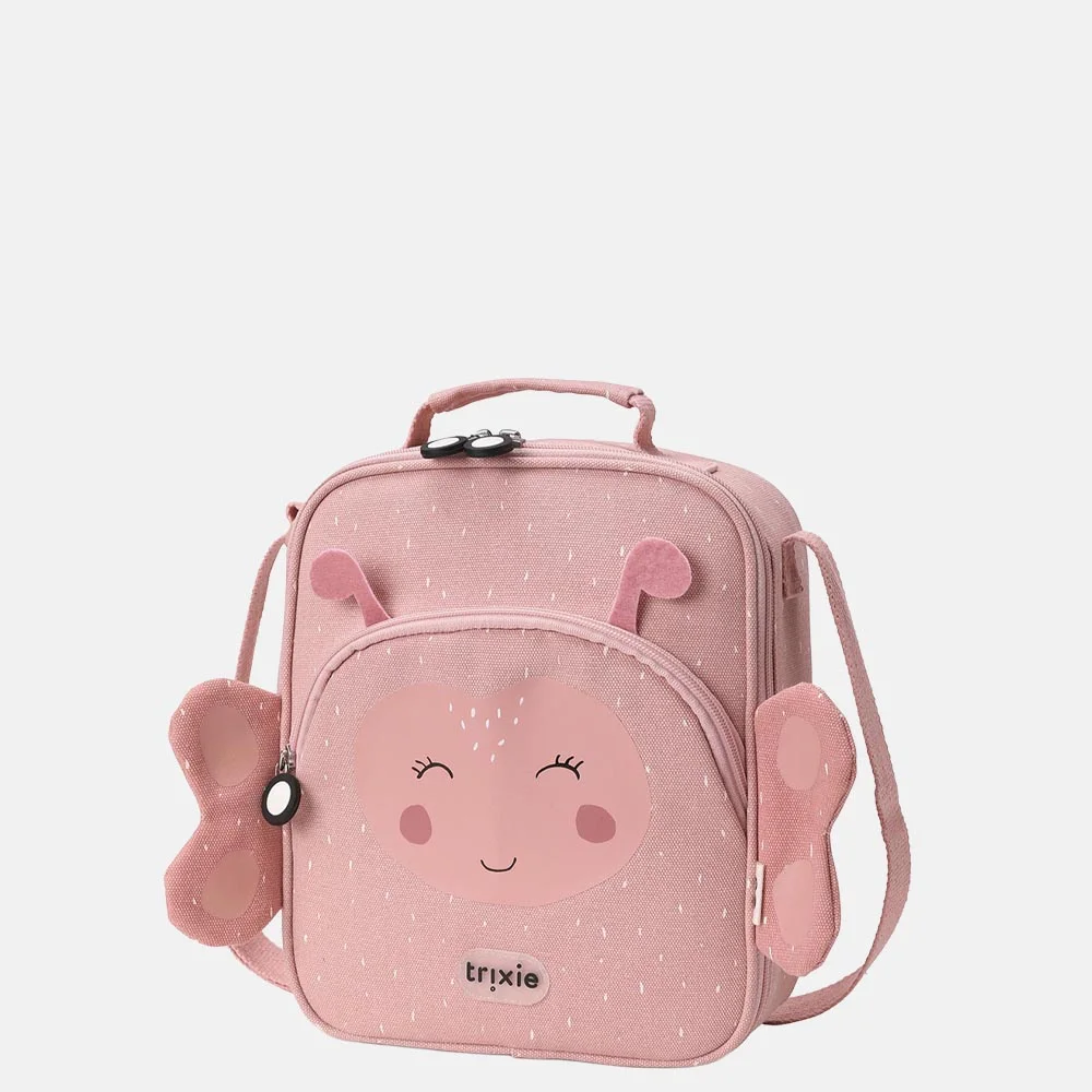 Trixie Mrs. Butterfly thermische lunchtas roze bij Duifhuizen