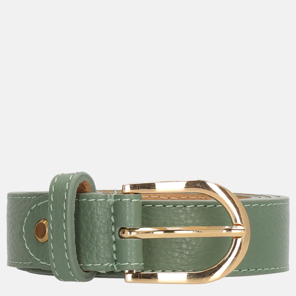 Charm London Anna Belt riem 2,5 cm pistache bij Duifhuizen