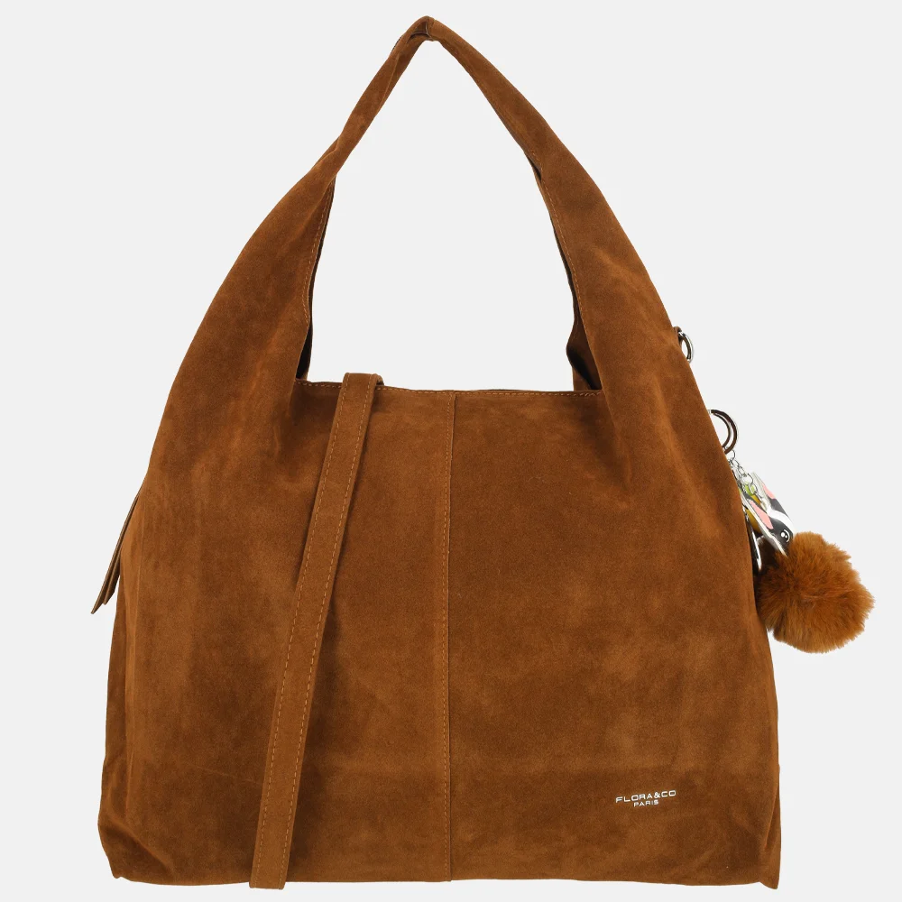 Flora & Co buideltas suedine camel