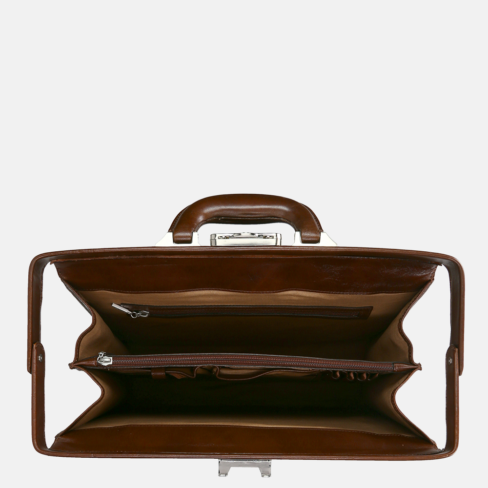 Claudio Ferrici Classico dokterstas 13.3 inch brown bij Duifhuizen