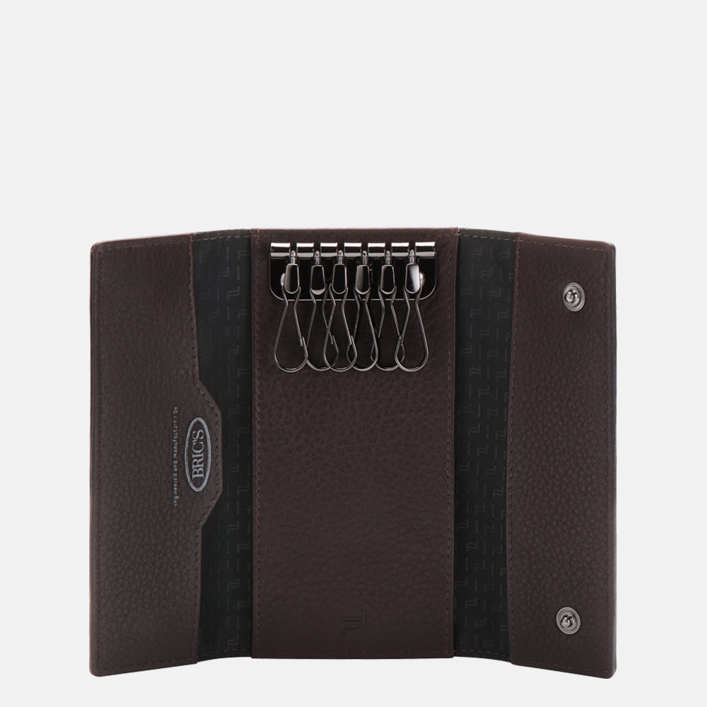 Porsche Design Business sleuteletui L dark brown bij Duifhuizen