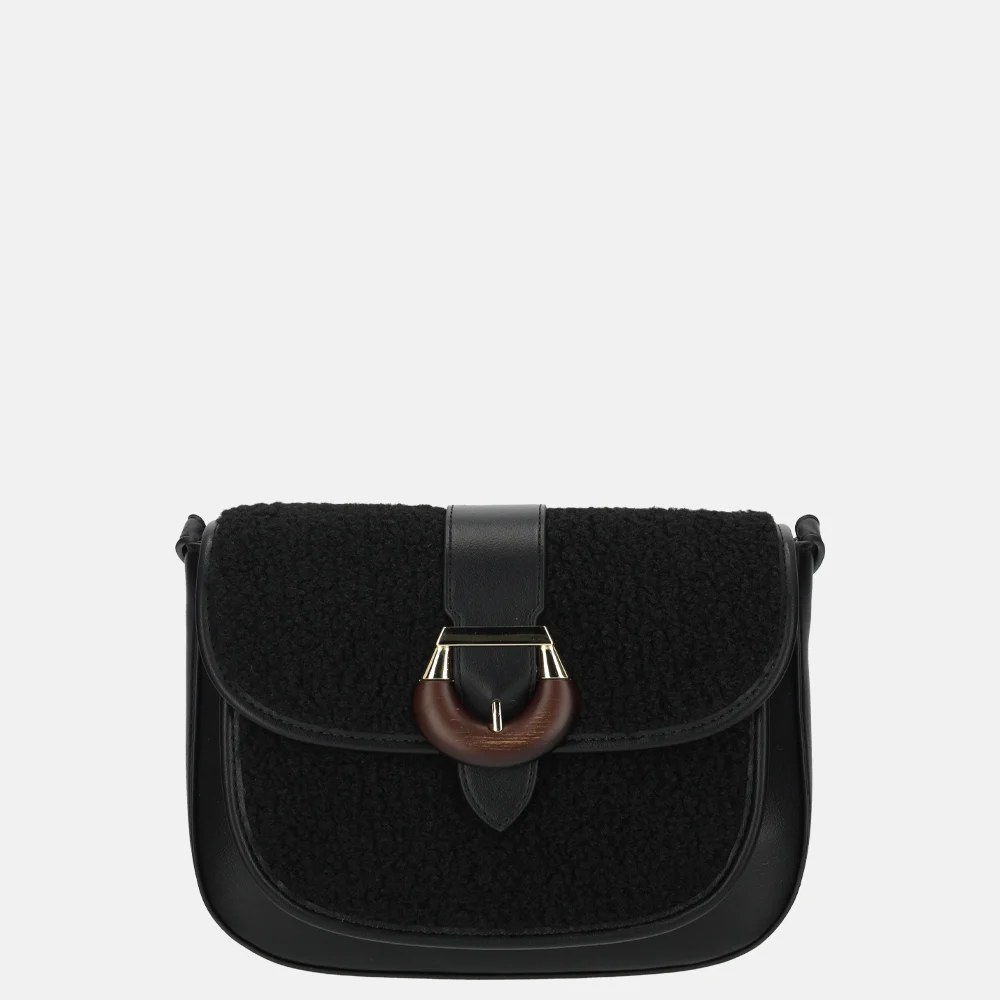 Laurent David crossbody tas teddy black bij Duifhuizen