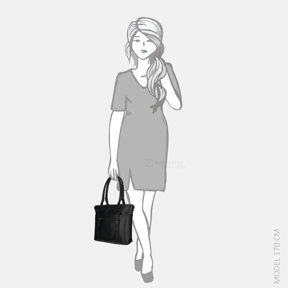 Enrico Benetti Emma handtas zwart bij Duifhuizen