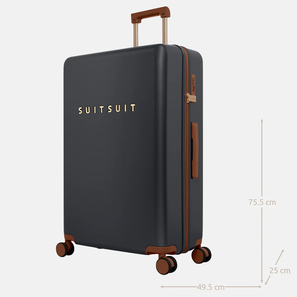 SUITSUIT Serenity reiskoffer 76 cm black olive bij Duifhuizen