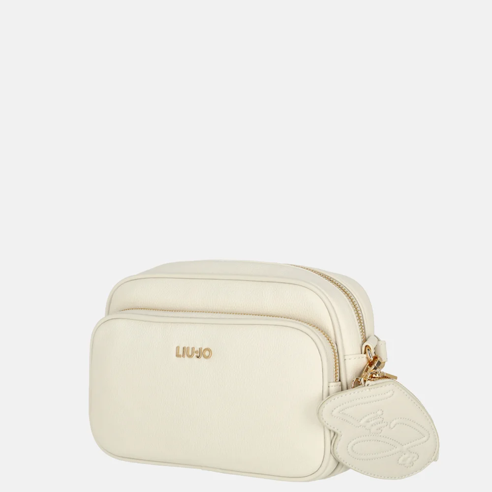 Liu Jo Achala camera case crossbody tas M cream bij Duifhuizen