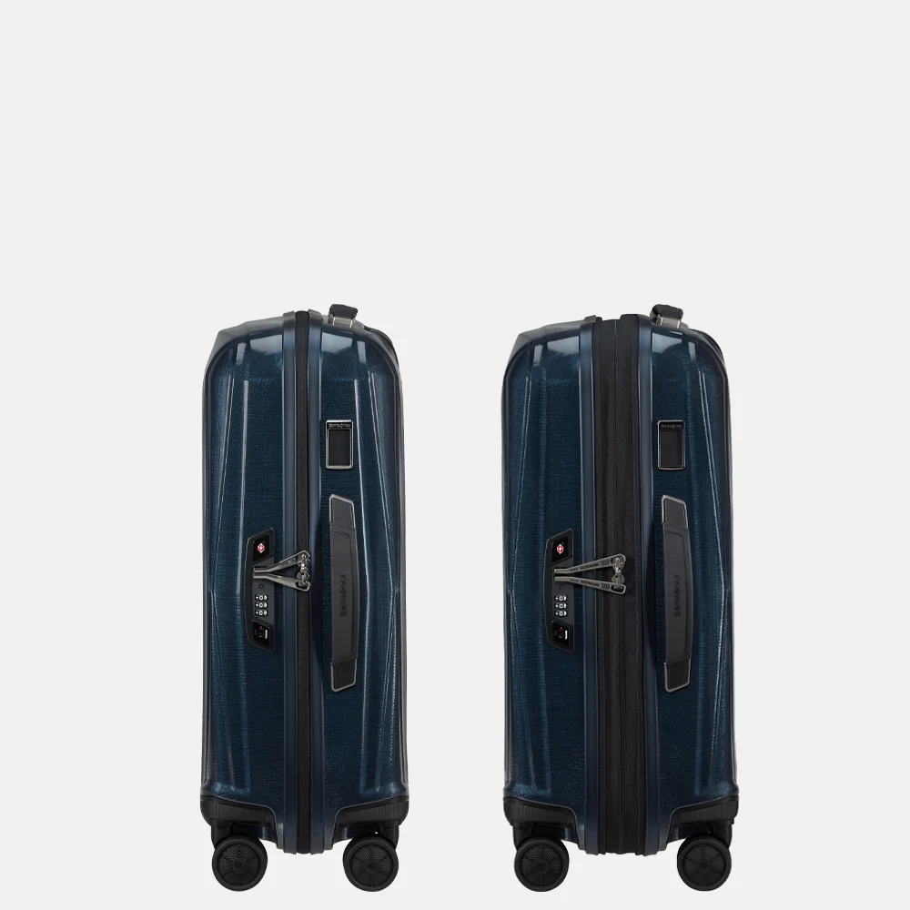 Samsonite Major-Lite handbagage koffer 55 cm Midnight Blue bij Duifhuizen
