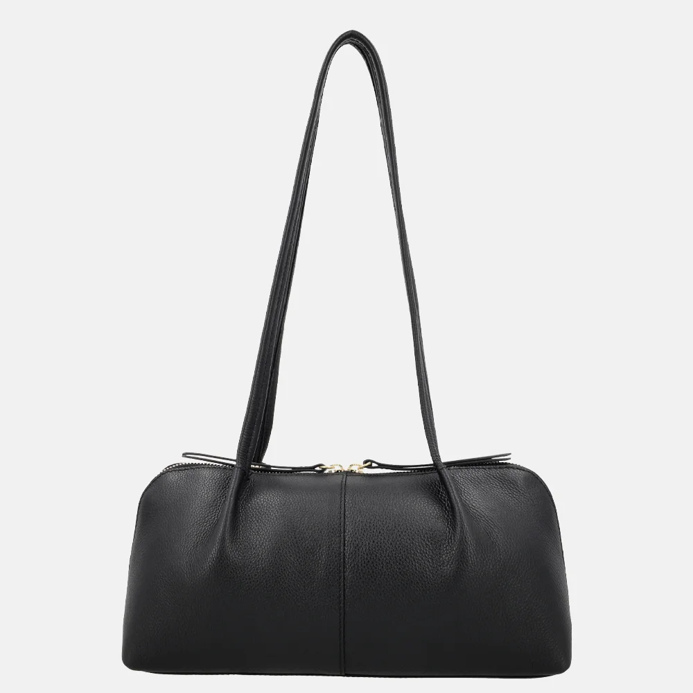 Loulou Essentiels Elodie schoudertas black bij Duifhuizen
