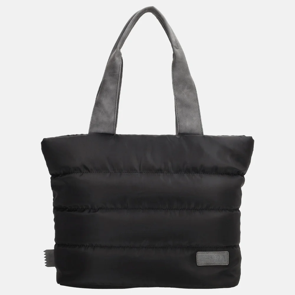 Zebra Trends Elske puffy handtas M zwart bij Duifhuizen