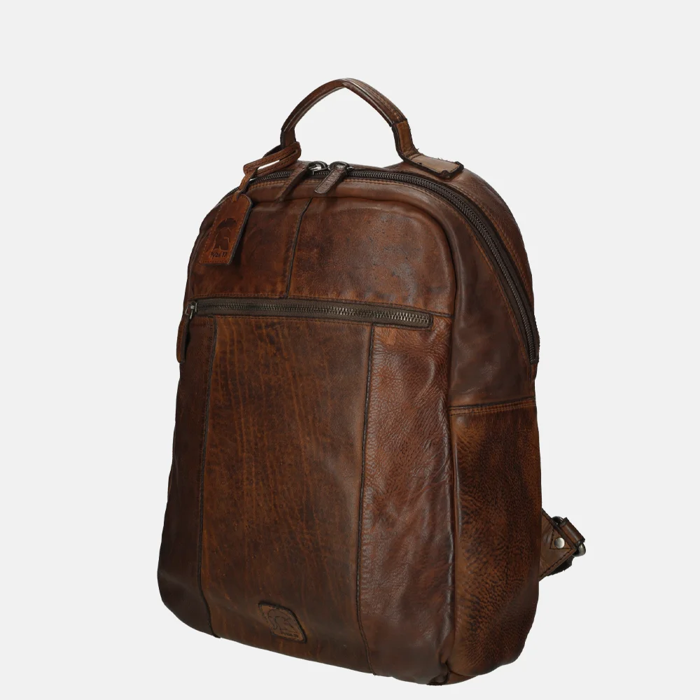 Pylos 59 Campo washed rugzak brandy bij Duifhuizen