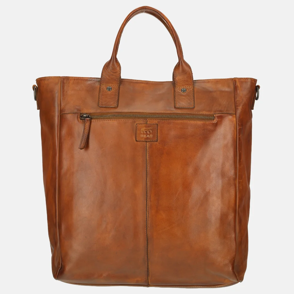 Bear Design Vera shopper/laptoptas cognac bij Duifhuizen