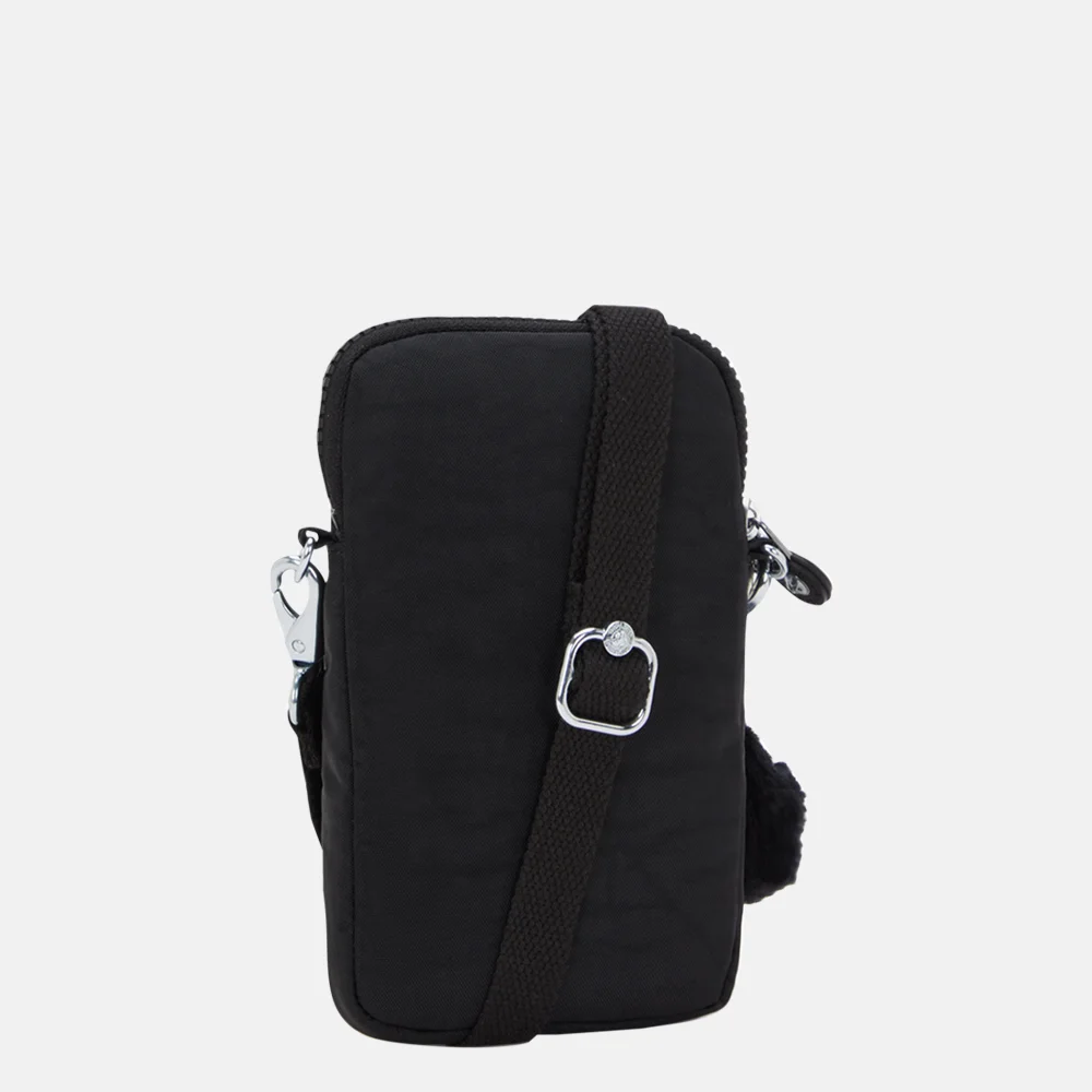 Kipling Telmo telefoontas black noir bij Duifhuizen