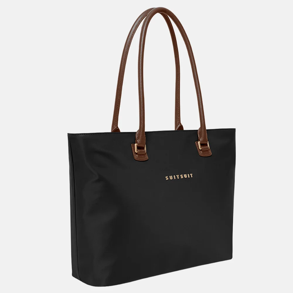 SUITSUIT Serenity Daily Tote schoudertas 16 inch black olive bij Duifhuizen