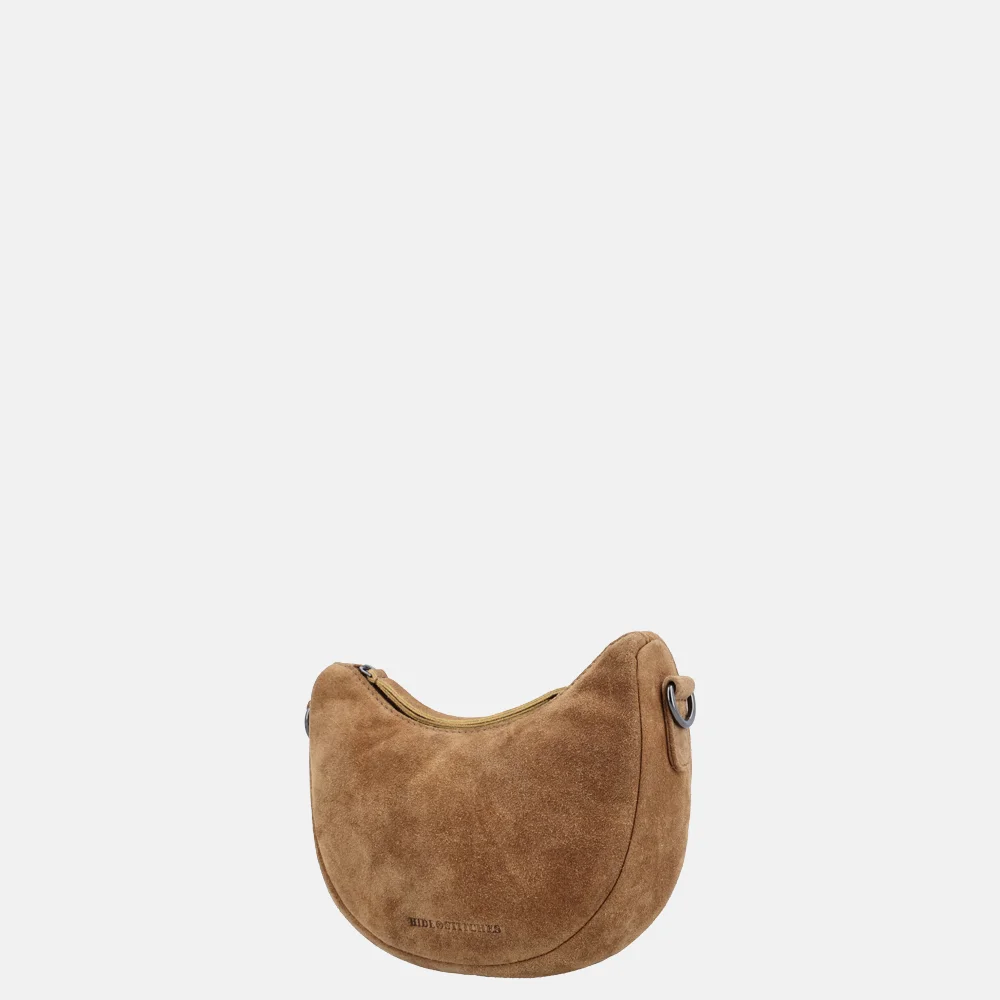 Hide & Stitches Brazos crossbody tas S camel bij Duifhuizen