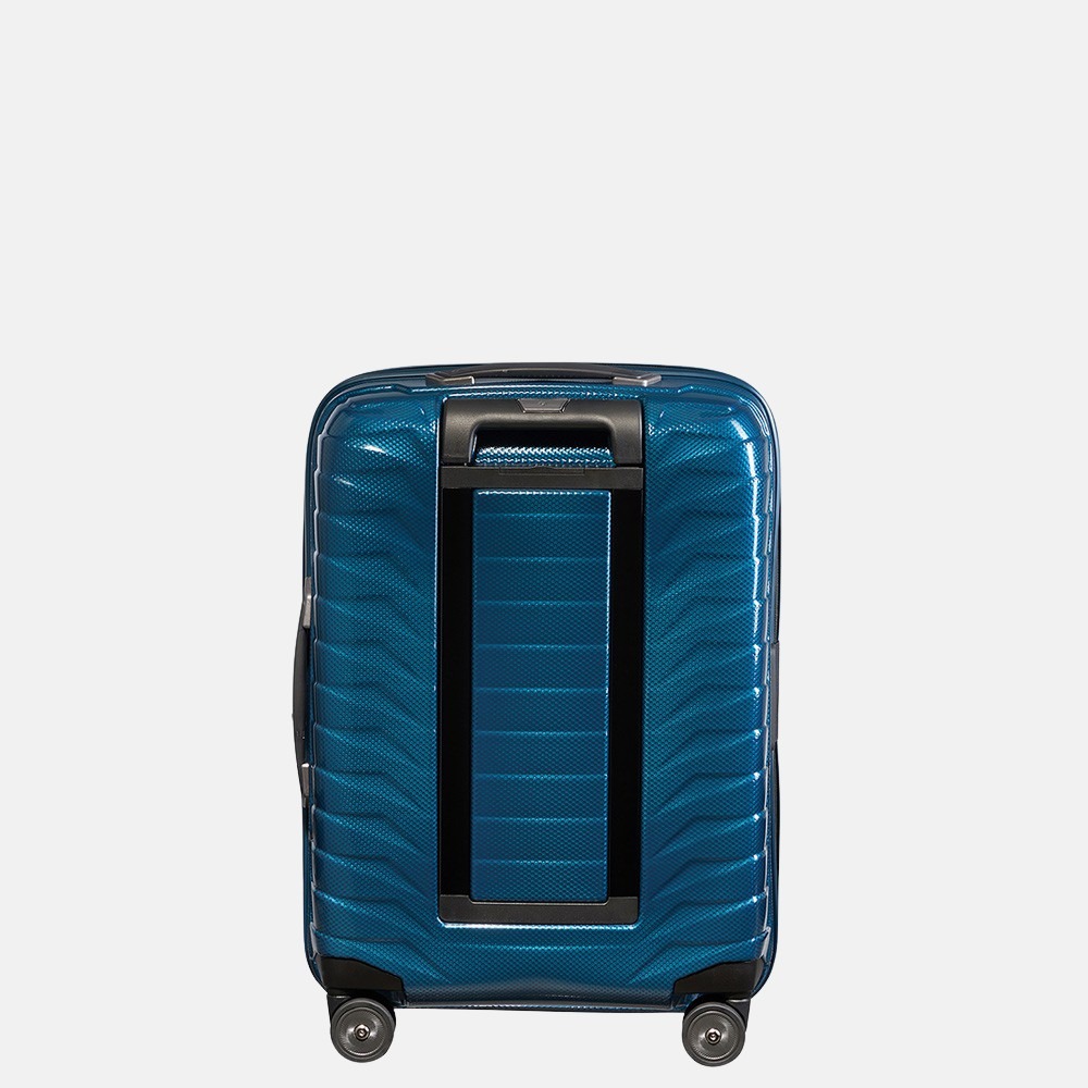 Samsonite Proxis expandable handbagage spinner 55 cm petrol blue bij Duifhuizen