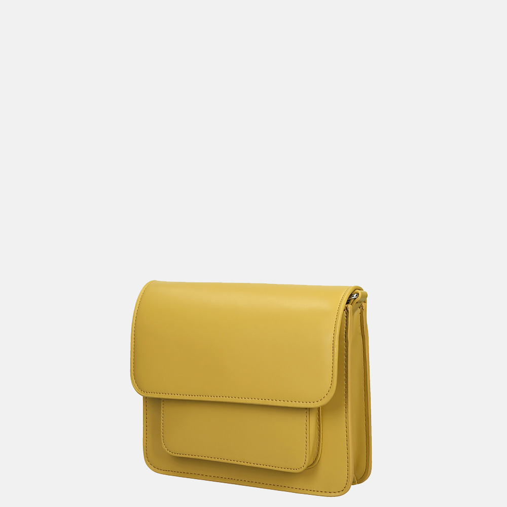 HVISK Cayman Pocket Soft crossbody tas olivenite yellow bij Duifhuizen