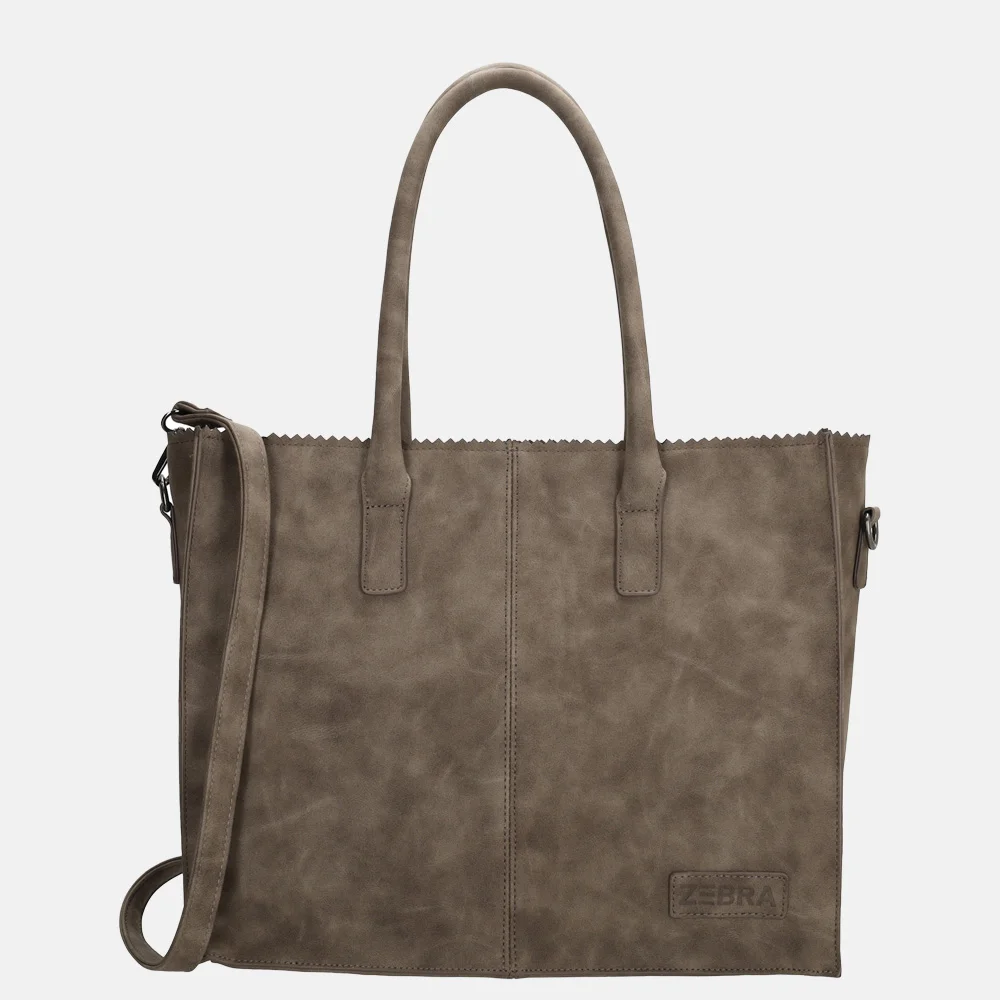 Zebra Trends Lisa shopper XL donkerbruin