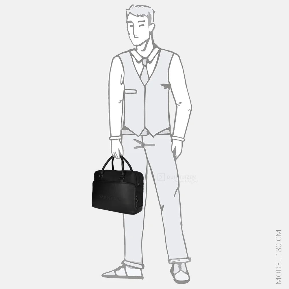 Valentino Bags laptoptas 13 inch nero bij Duifhuizen