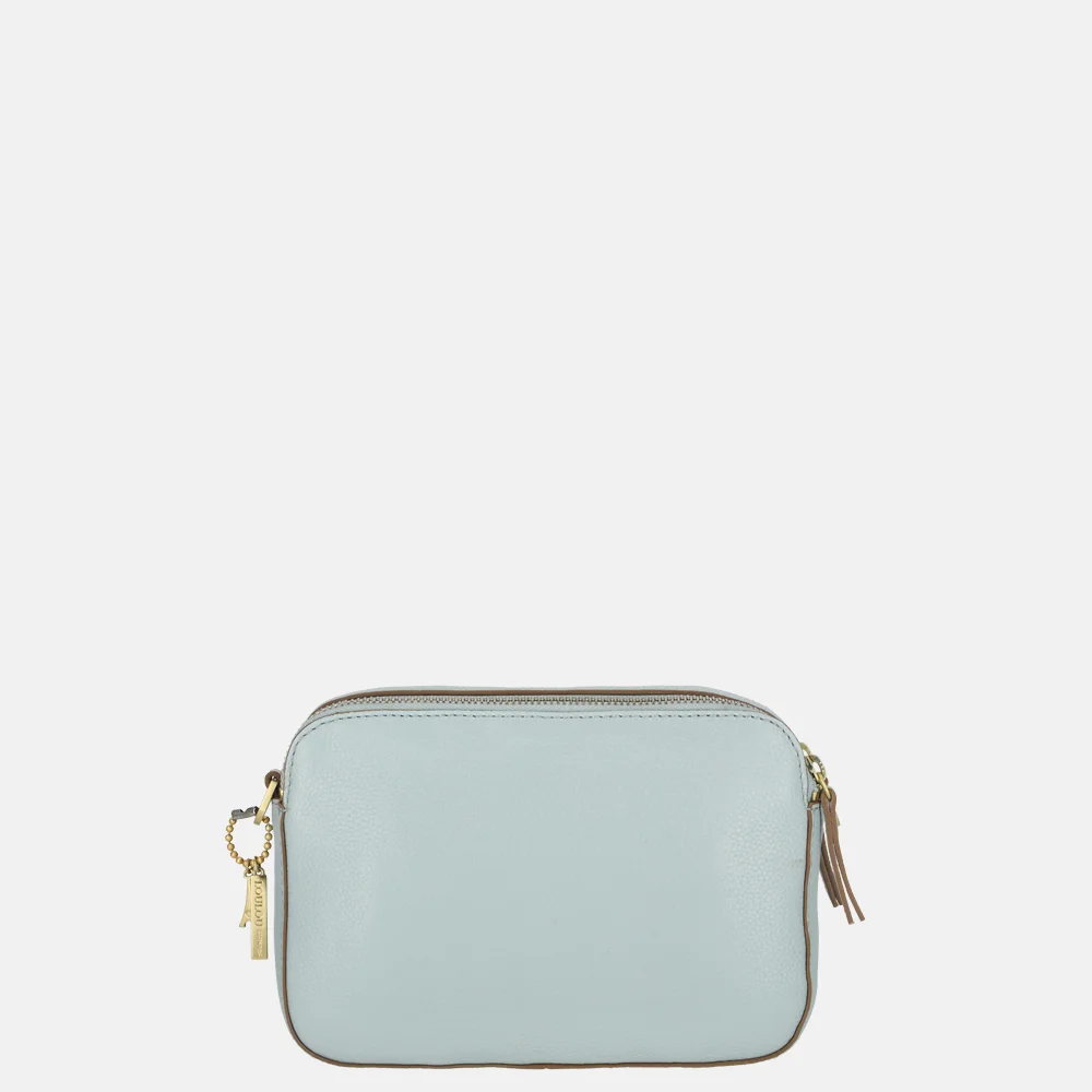 Loulou Essentiels Zoe crossbody tas blue aura bij Duifhuizen