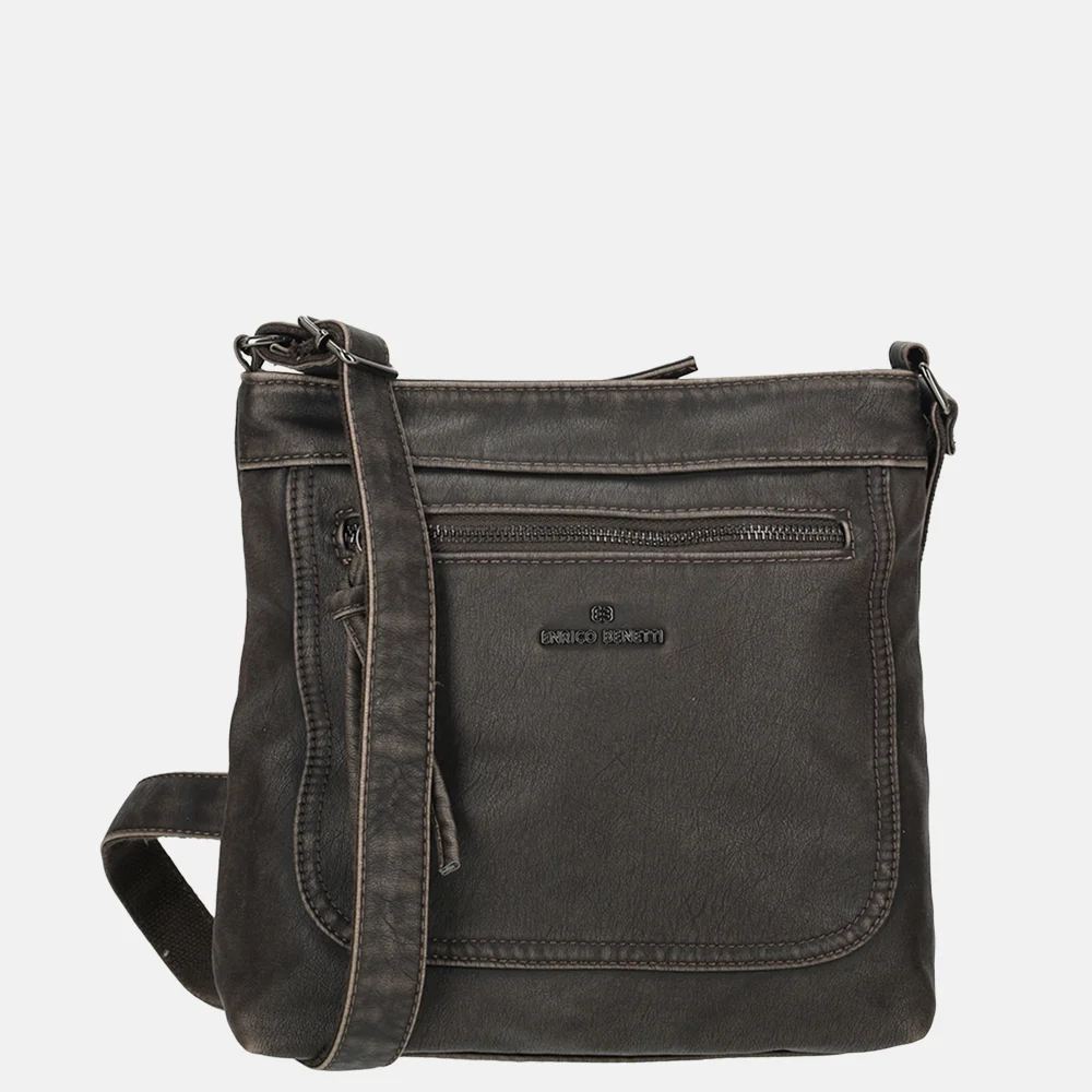 Enrico Benetti Harper crossbody tas donkerbruin