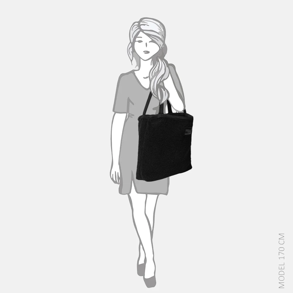 Studio Noos Teddy mom bag shopper Joolz editie black bij Duifhuizen