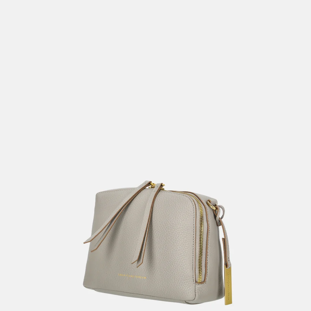 Smaak Amsterdam Blake crossbody tas taupe bij Duifhuizen