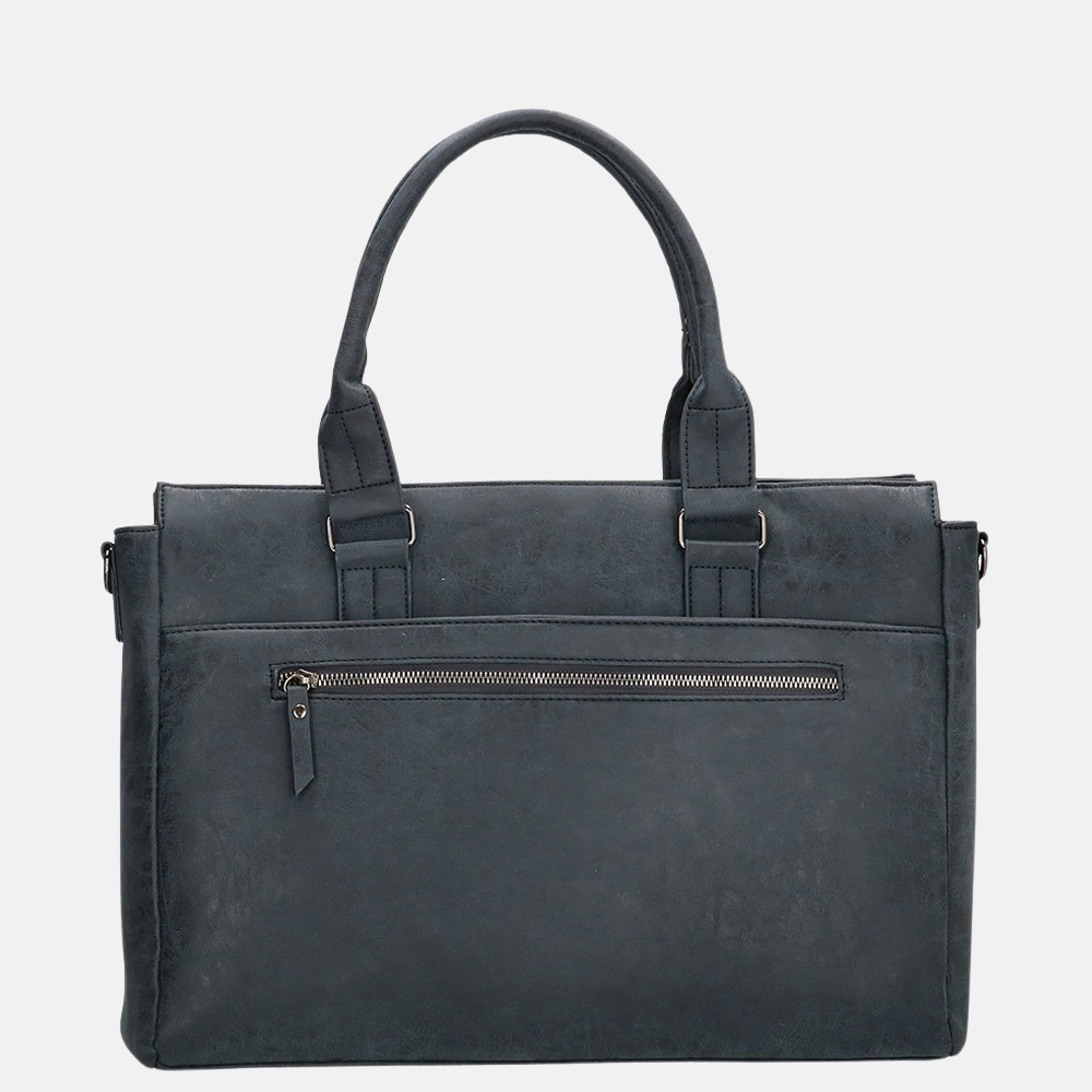 Enrico Benetti Nikki shopper 14 inch blue bij Duifhuizen