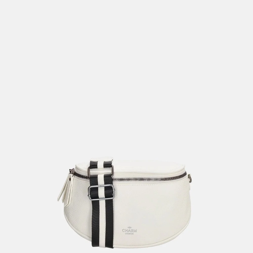 Charm London New York crossbody tas white