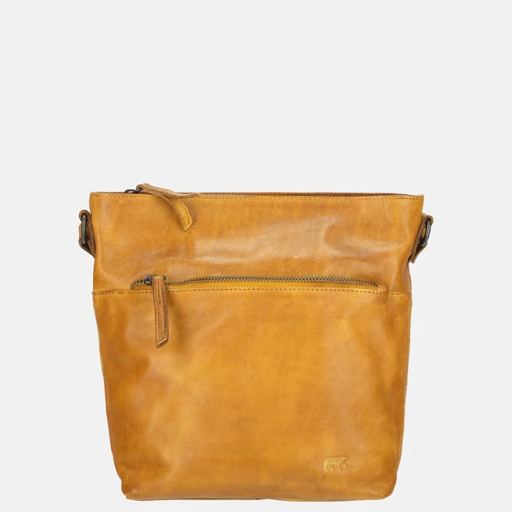 Bear Design Nancy crossbody tas geel bij Duifhuizen