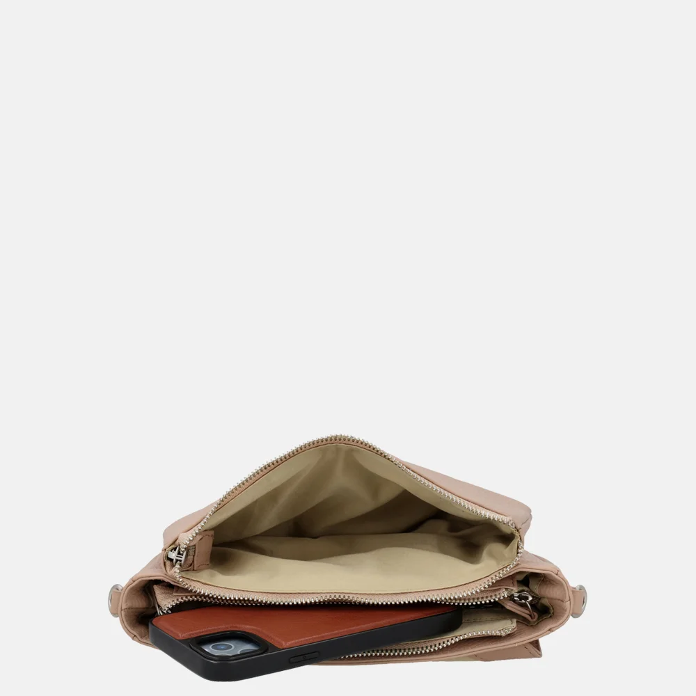 Charm London Washington crossbody tas oudroze bij Duifhuizen