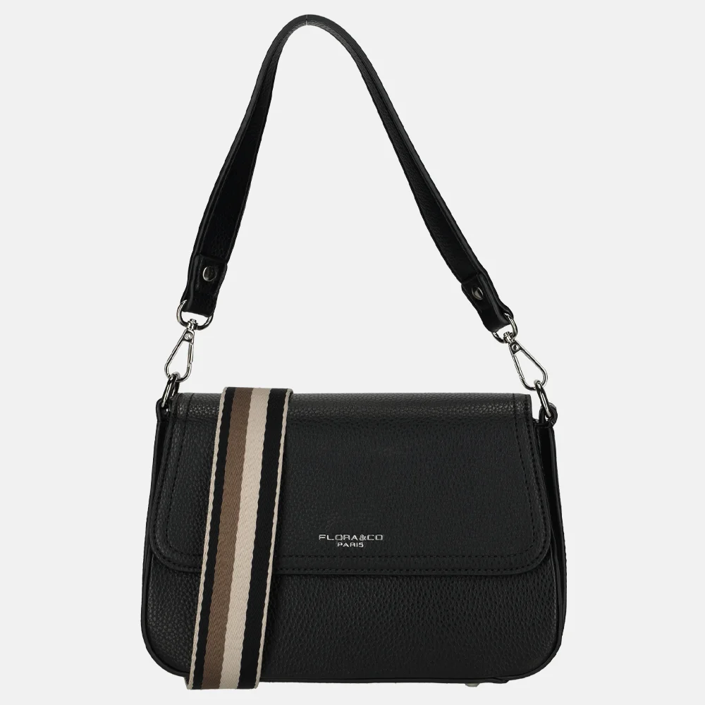 Flora & Co crossbody tas black