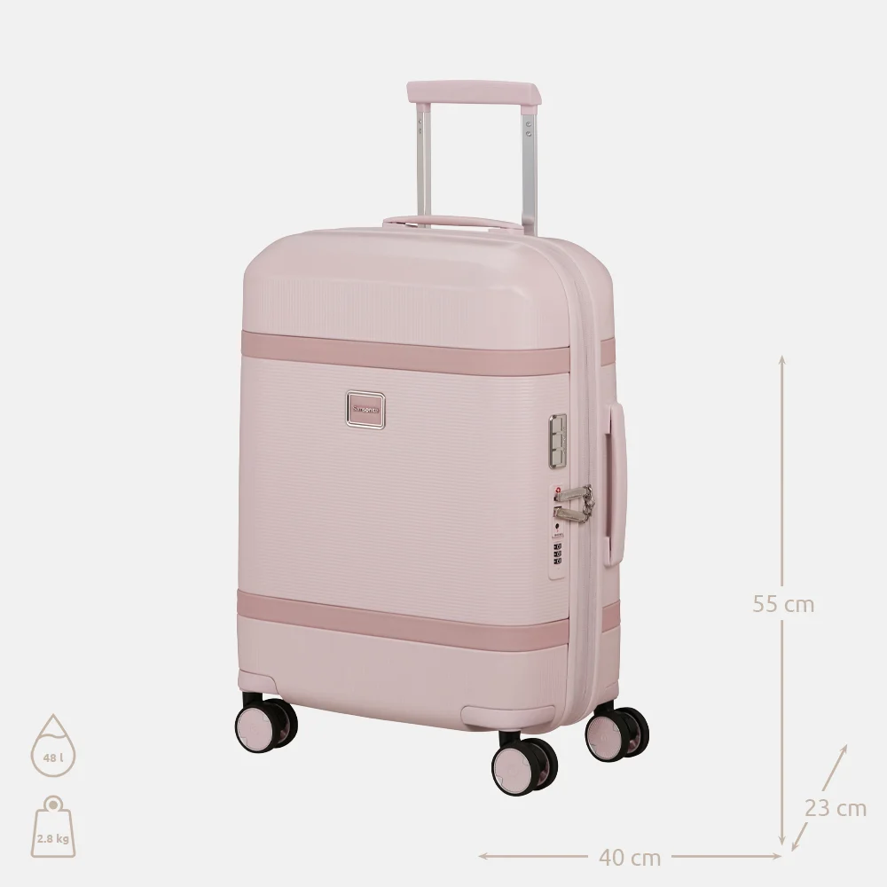 Samsonite Image Spinner handbagage koffer expendable 55 cm rose bij Duifhuizen