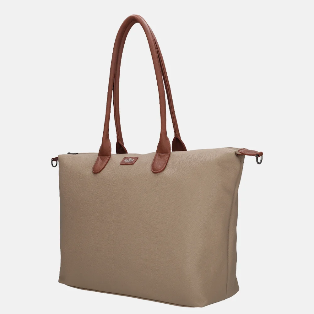 Charm London  Buckingham Palace shopper L taupe bij Duifhuizen