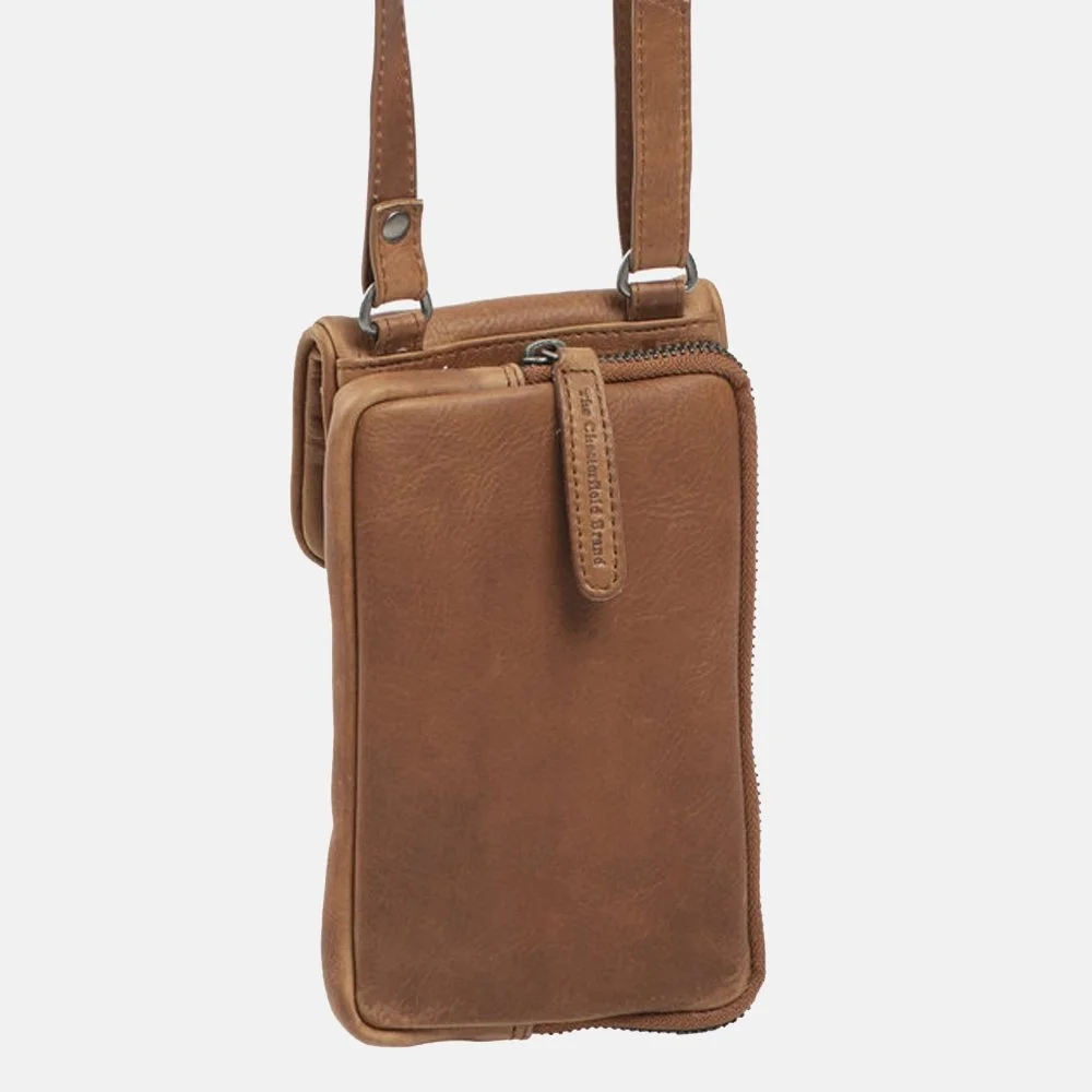 Chesterfield Anderson telefoontas cognac bij Duifhuizen
