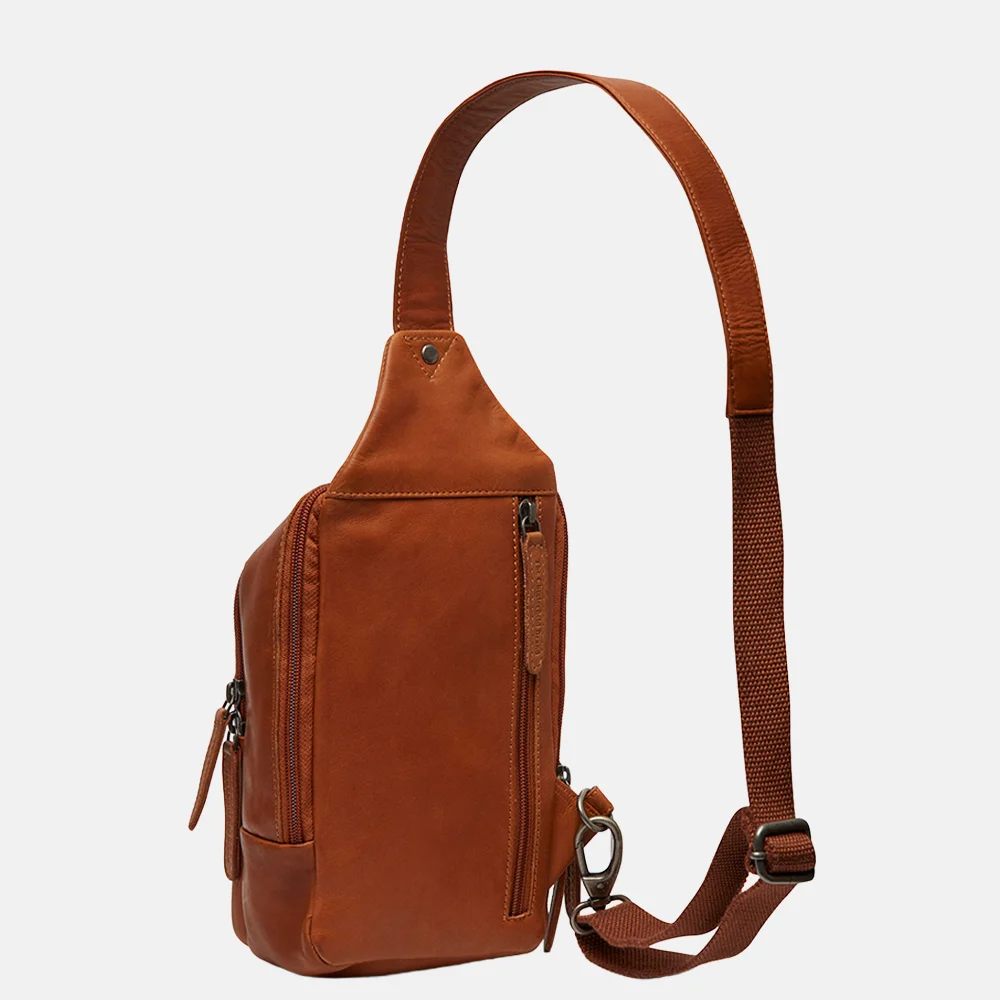 Chesterfield Riga crossbody tas cognac bij Duifhuizen