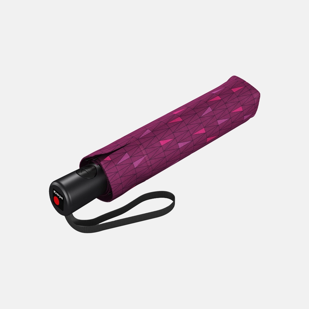 Knirps opvouwbare paraplu duomatic M enjoy strawberry bij Duifhuizen