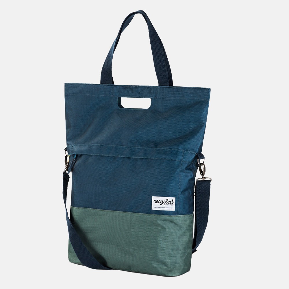 Urban Proof shopper/fietstas blue green