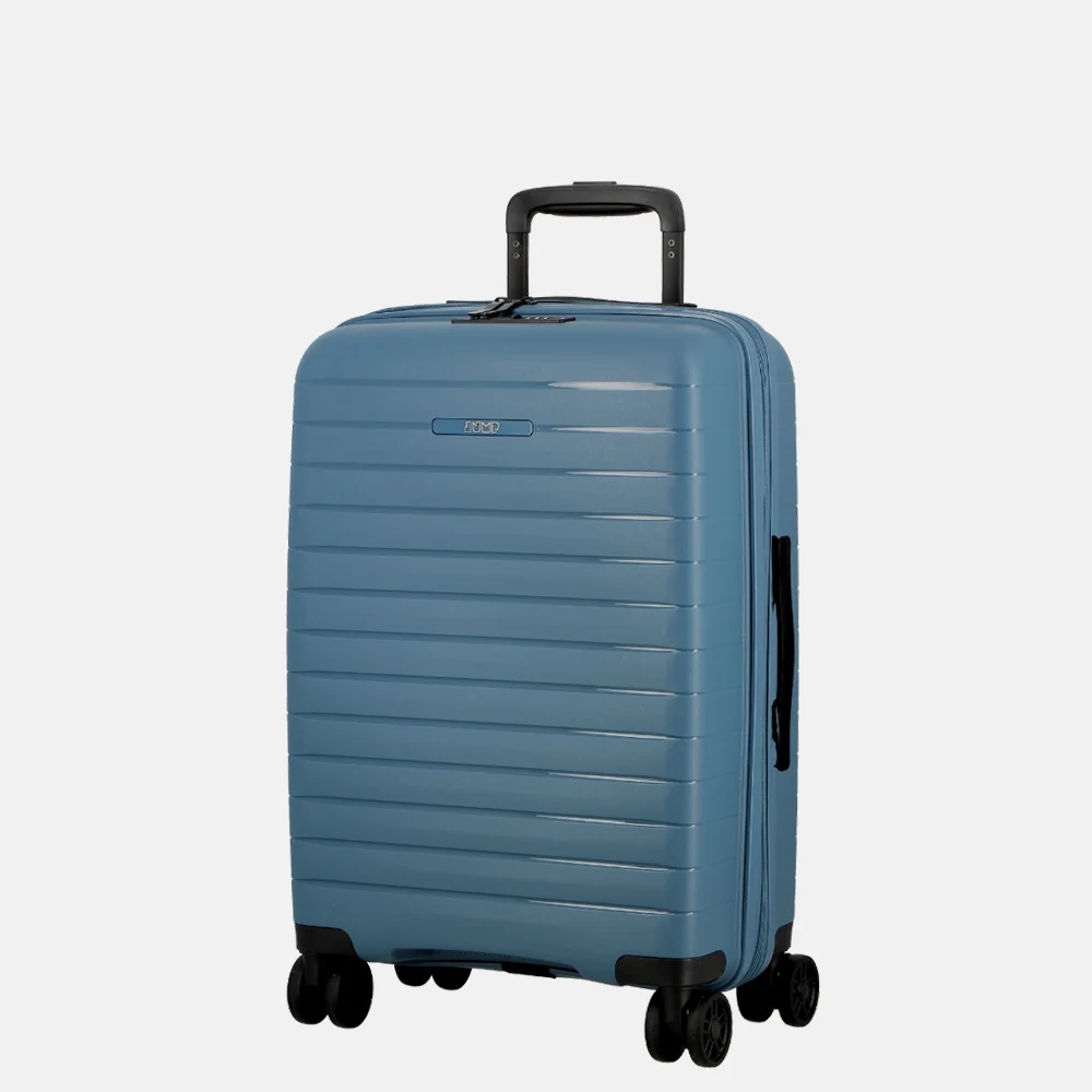 Jump Striper reiskoffer 66 cm expandable blue bij Duifhuizen