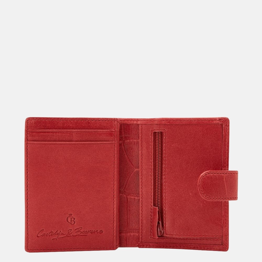 Castelijn & Beerens Cocco portemonnee red bij Duifhuizen