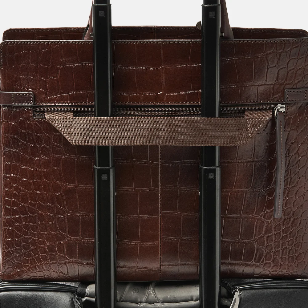 Castelijn en Beerens Rien laptoptas 15 inch mocca bij Duifhuizen