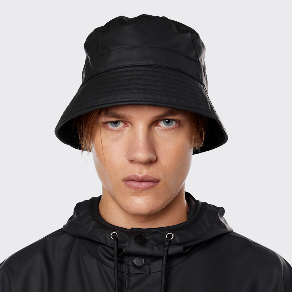 Rains Bucket Hat black bij Duifhuizen