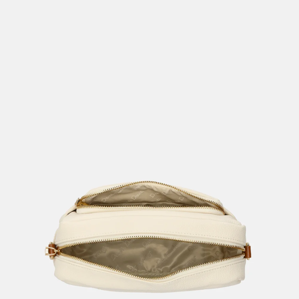 Daniele Donati crossbody tas light beige bij Duifhuizen